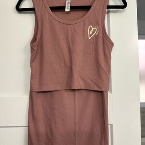 Latched Mama ribbed nursing tank